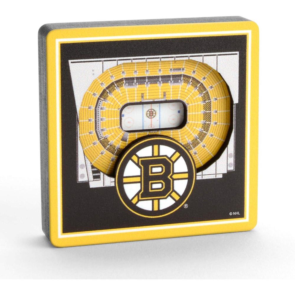 imageYouTheFan NHL Boston Bruins 3D StadiumView Magnets TD GardenBoston Bruins