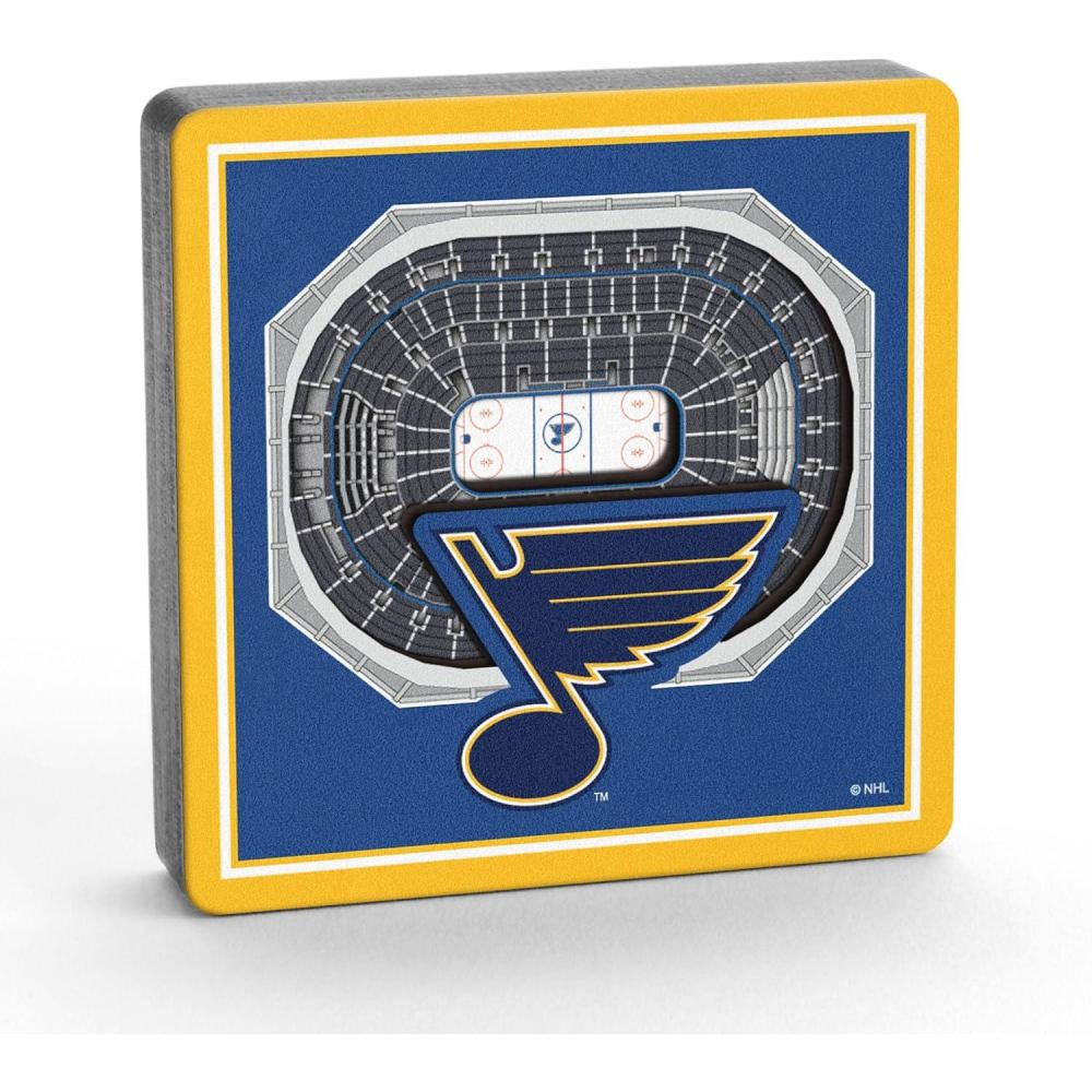 imageYouTheFan NHL Boston Bruins 3D StadiumView Magnets  TD GardenSt Louis Blues