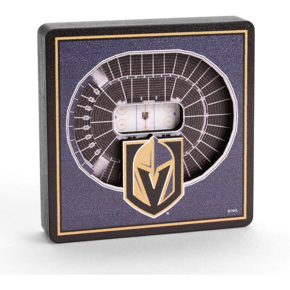 imageYouTheFan NHL Boston Bruins 3D StadiumView Magnets TD GardenVegas Golden Knights