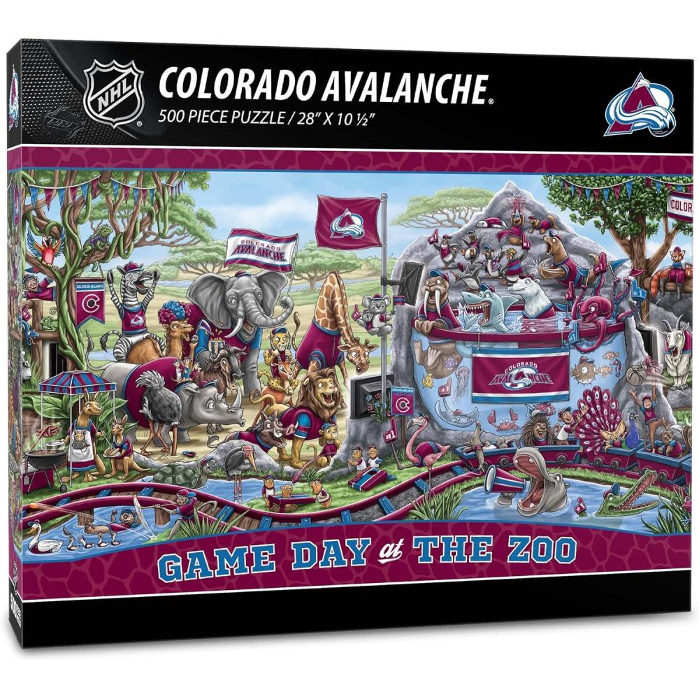 imageYouTheFan NHL Game Day at The Zoo 500pc PuzzleColorado Avalanche