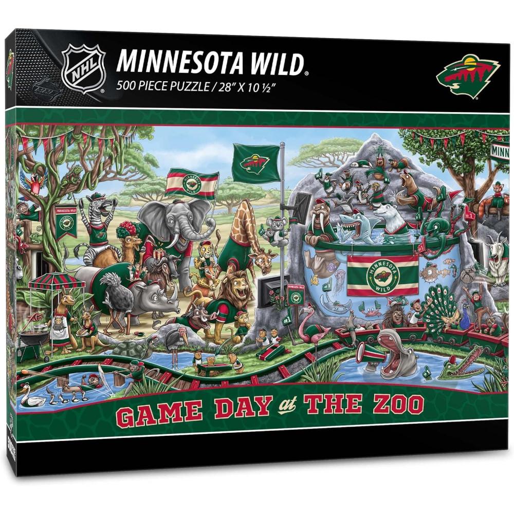 imageYouTheFan NHL Game Day at The Zoo 500pc PuzzleMinnesota Wild