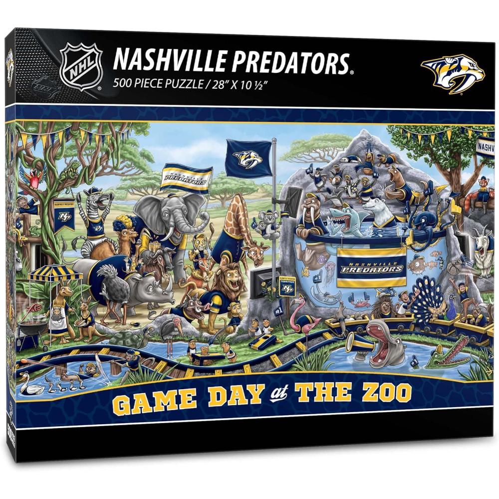 imageYouTheFan NHL Game Day at The Zoo 500pc PuzzleNashville Predators