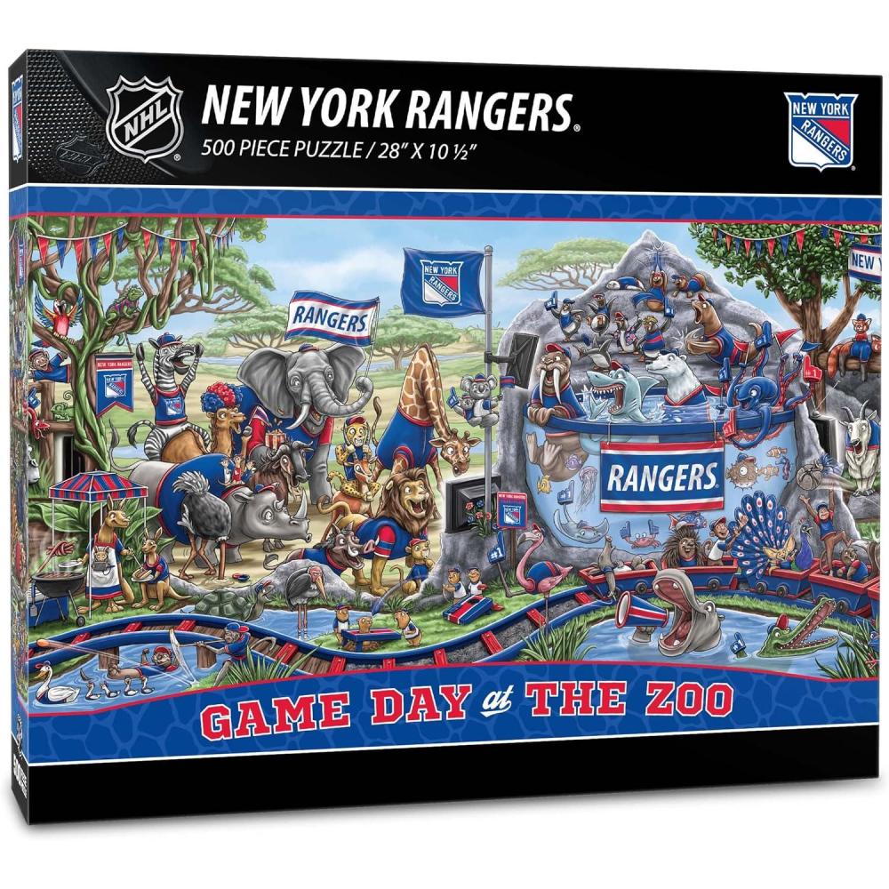 imageYouTheFan NHL Game Day at The Zoo 500pc PuzzleNew York Rangers