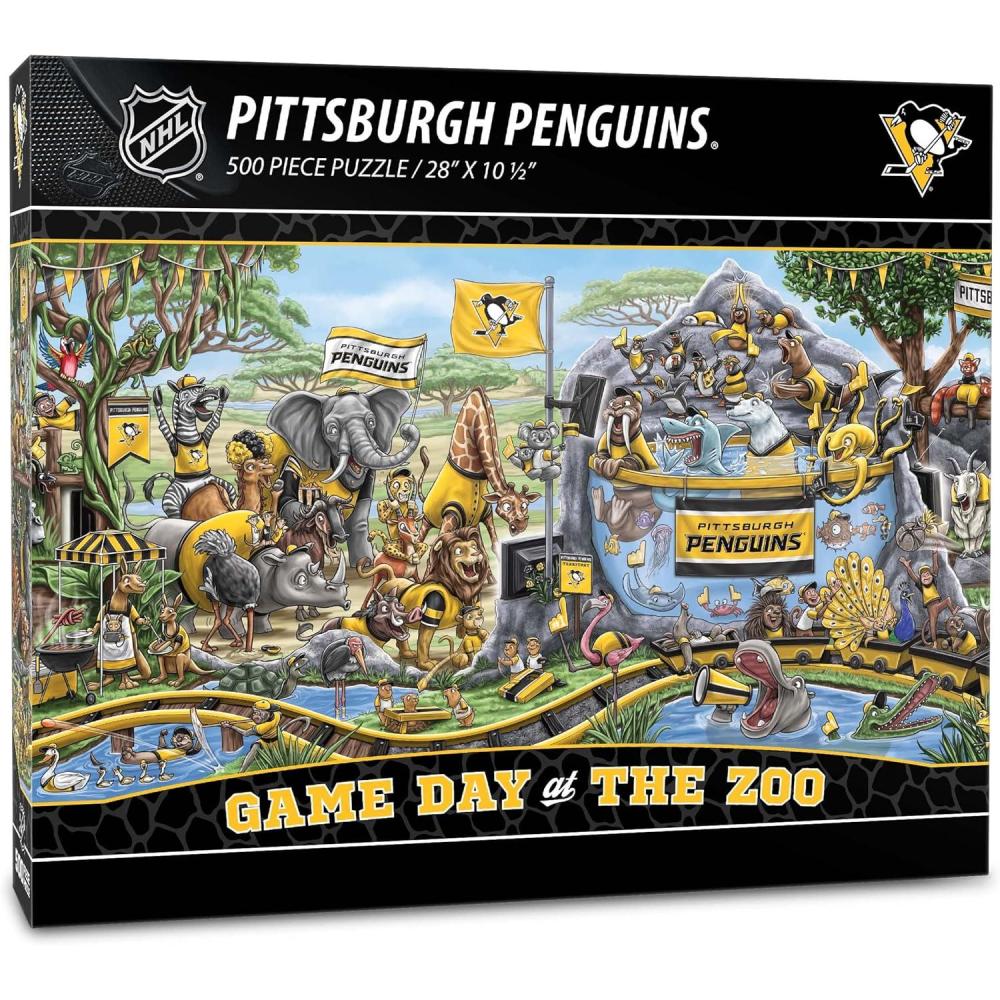 imageYouTheFan NHL Game Day at The Zoo 500pc PuzzlePittsburgh Penguins