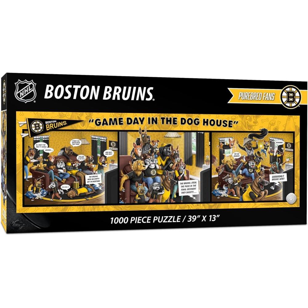 imageYouTheFan NHL Game Day in The Dog House  1000pc PuzzleBoston Bruins