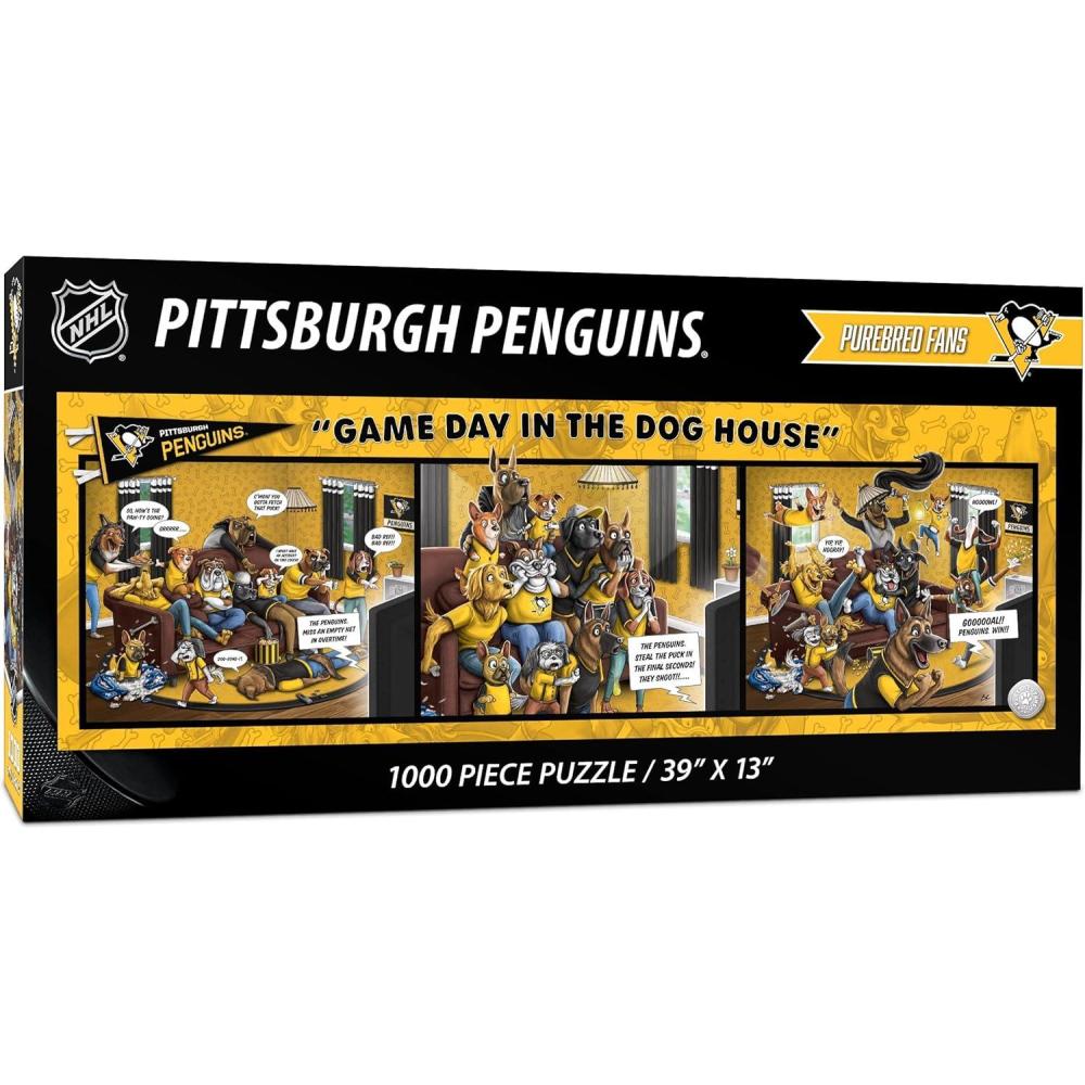 imageYouTheFan NHL Game Day in The Dog House 1000pc PuzzlePittsburgh Penguins
