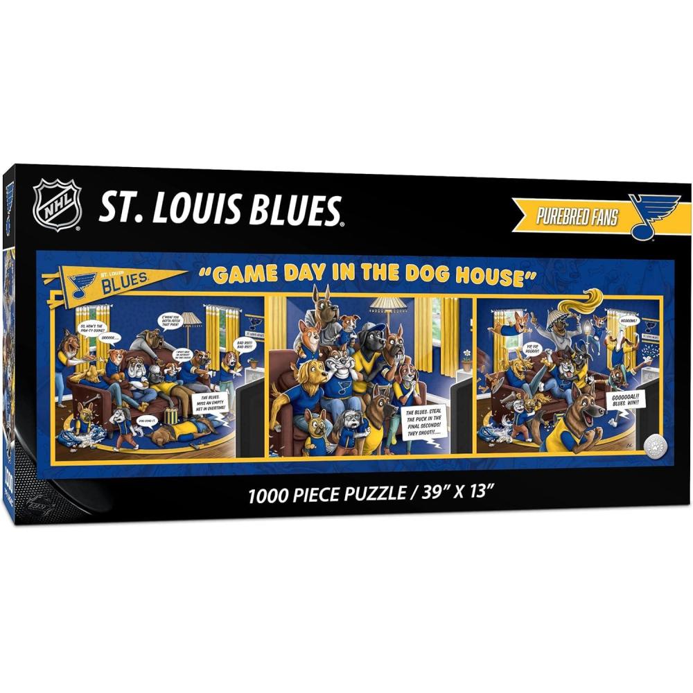 imageYouTheFan NHL Game Day in The Dog House 1000pc PuzzleSt Louis Blues