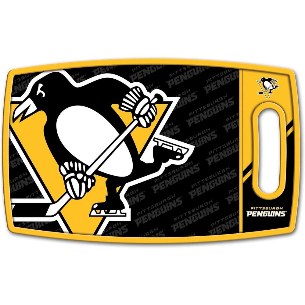 imageYouTheFan NHL Logo Series Cutting BoardPittsburgh Penguins