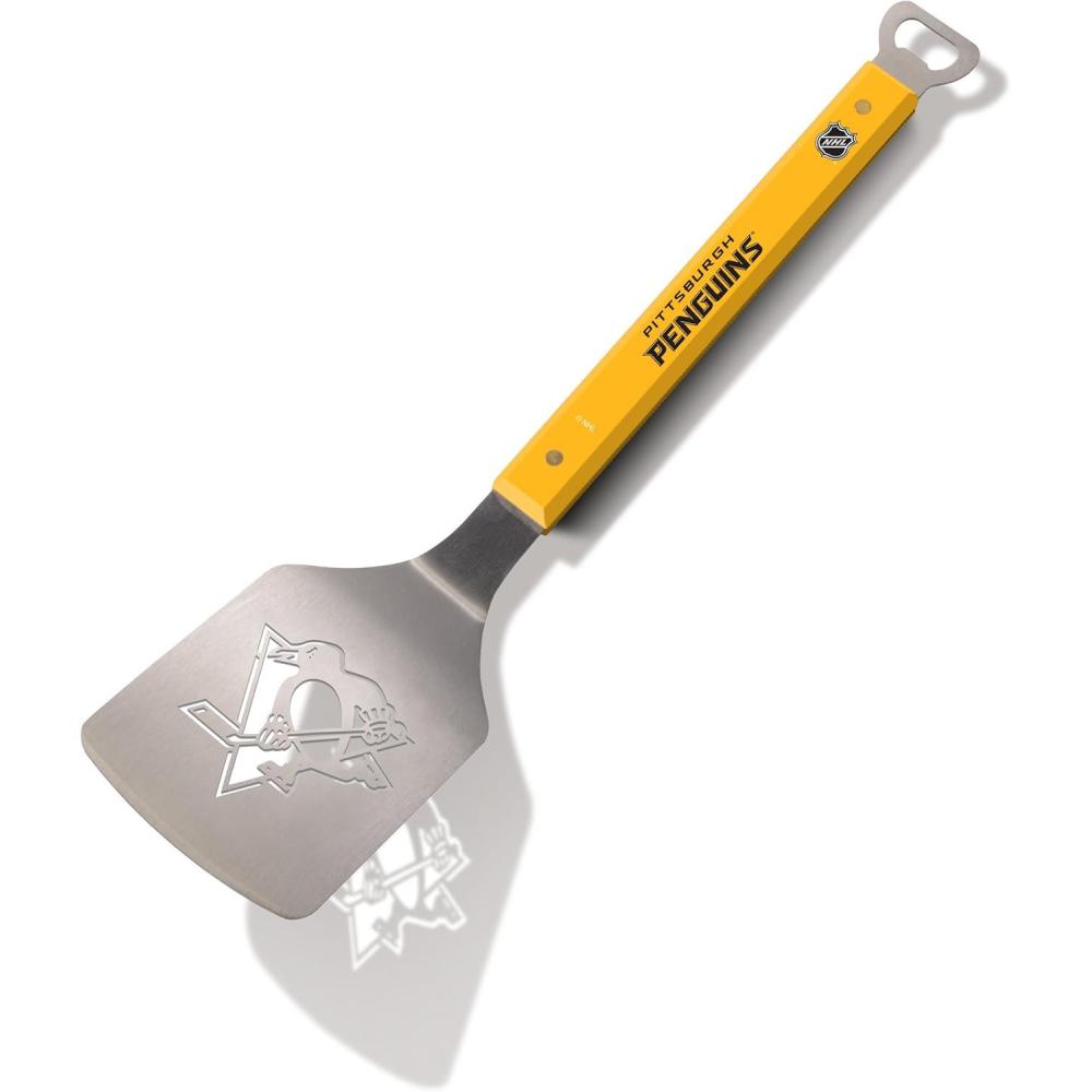 imageYouTheFan NHL Spirit Series Sportula Stainless Steel Grilling SpatulaPittsburgh Penguins