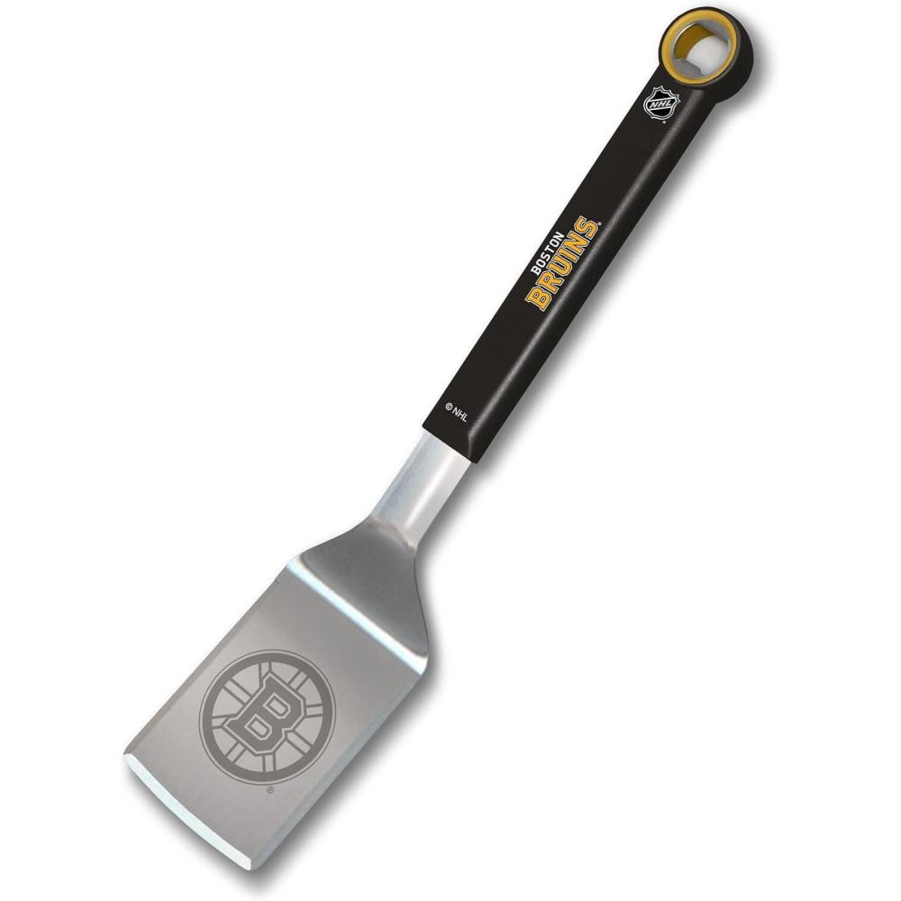imageYouTheFan NHL Stainless Steel BBQ Spatula with Bottle OpenerBoston Bruins