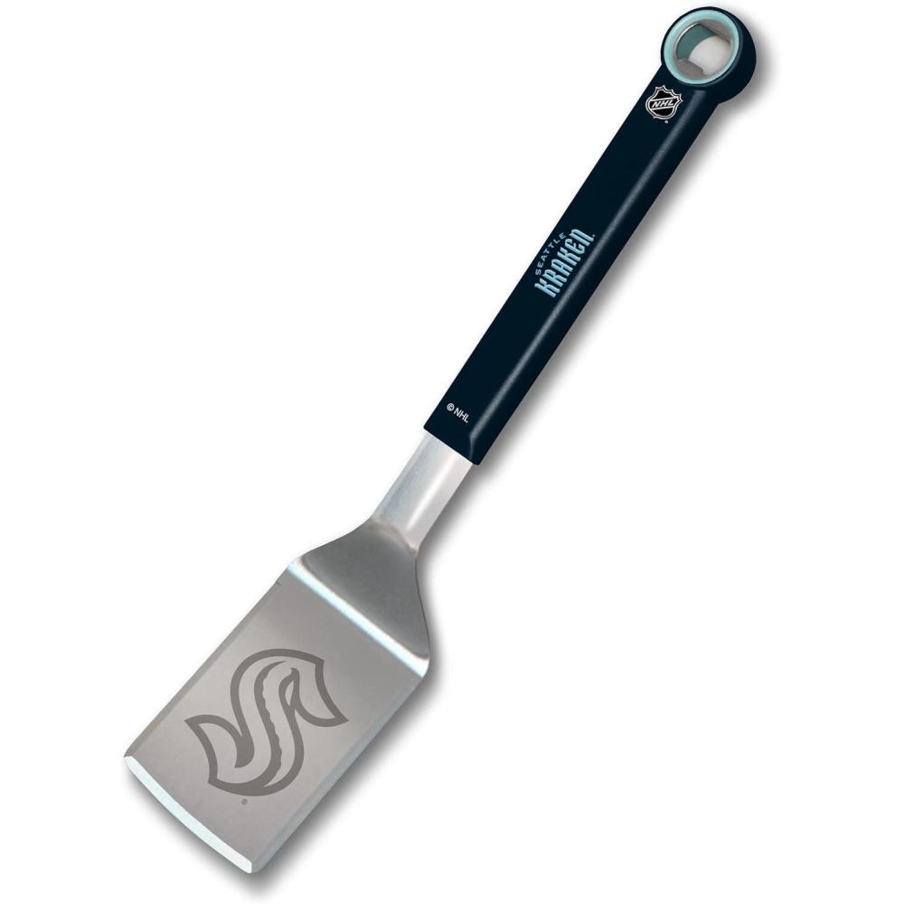 imageYouTheFan NHL Stainless Steel BBQ Spatula with Bottle OpenerSeattle Kraken