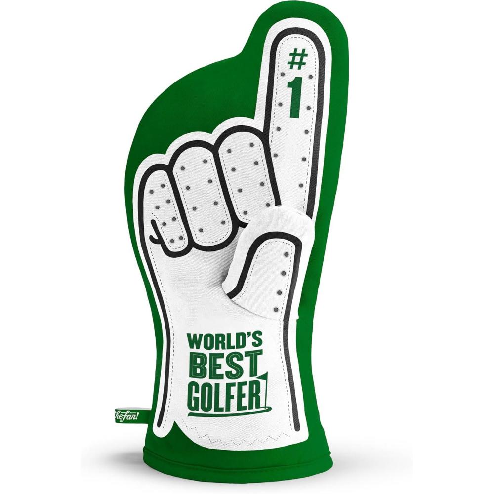 imageYouTheFan Worlds Best Dad 1 Oven MittGolfer