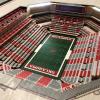 YouTheFan NCAA 25-Layer StadiumView Lighted End Table(Oklahoma Sooners)