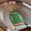 YouTheFan NCAA 25-Layer StadiumView Lighted End Table(Wisconsin Badgers)