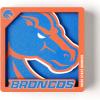 YouTheFan NCAA 3D Logo Series Magnet(Boise State Broncos)
