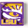 YouTheFan NCAA 3D Logo Series Magnet(LSU Tigers)