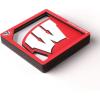 YouTheFan NCAA 3D Logo Series Magnet(Wisconsin Badgers)