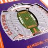 YouTheFan NCAA 3D StadiumView 8×32 Banner(Clemson Tigers)
