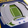 YouTheFan NCAA 3D StadiumView 8×32 Banner(West virginia mountaineers)