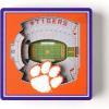 YouTheFan NCAA 3D StadiumView Magnet(Clemson Tigers)