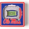 YouTheFan NCAA 3D StadiumView Magnet(Mississippi Rebels)