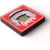 YouTheFan NCAA 3D StadiumView Magnet(Nebraska Cornhuskers)