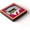 YouTheFan NCAA 3D StadiumView Magnet(Virginia Tech Hokies)