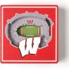 YouTheFan NCAA 3D StadiumView Magnet(Wisconsin Badgers)