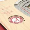 YouTheFan NCAA Alabama Crimson Tide 5-Layer StadiumView 3D Wall Art – Bryant-Denny Stadium(Alabama Crimson Tide)