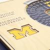 YouTheFan NCAA Alabama Crimson Tide 5-Layer StadiumView 3D Wall Art – Bryant-Denny Stadium(Michigan Wolverines)