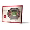 YouTheFan NCAA Alabama Crimson Tide 5-Layer StadiumView 3D Wall Art – Bryant-Denny Stadium(NC State Wolfpack)