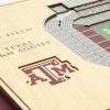 YouTheFan NCAA Alabama Crimson Tide 5-Layer StadiumView 3D Wall Art – Bryant-Denny Stadium(Texas A&M Aggies)