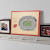 YouTheFan NCAA Alabama Crimson Tide 5-Layer StadiumView 3D Wall Art – Bryant-Denny Stadium(Wisconsin Badgers)