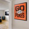 YouTheFan NCAA Arizona State Sun Devils Slogan Series 3D Wall Art(Oklahoma State Cowboys)