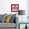 YouTheFan NCAA Arizona State Sun Devils Slogan Series 3D Wall Art(Texas A&M Aggies)