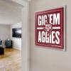 YouTheFan NCAA Arizona State Sun Devils Slogan Series 3D Wall Art(Texas A&M Aggies)