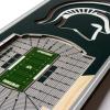 YouTheFan NCAA Arkansas Razorbacks 3D Stadium 6×19 Banner – Donald W. Reynolds Razorback Stadium(Michigan State Spartans)