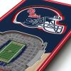 YouTheFan NCAA Arkansas Razorbacks 3D Stadium 6×19 Banner – Donald W. Reynolds Razorback Stadium(Mississippi Rebels)