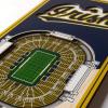 YouTheFan NCAA Arkansas Razorbacks 3D Stadium 6×19 Banner – Donald W. Reynolds Razorback Stadium(Notre Dame Fighting Irish)