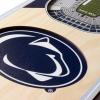 YouTheFan NCAA Arkansas Razorbacks 3D Stadium 6×19 Banner – Donald W. Reynolds Razorback Stadium(Penn State Nittany Lions)