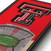 YouTheFan NCAA Arkansas Razorbacks 3D Stadium 6×19 Banner – Donald W. Reynolds Razorback Stadium(Texas Tech Red Raiders)