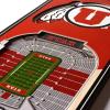YouTheFan NCAA Arkansas Razorbacks 3D Stadium 6×19 Banner – Donald W. Reynolds Razorback Stadium(Utah Utes)