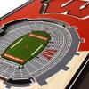 YouTheFan NCAA Arkansas Razorbacks 3D Stadium 6×19 Banner – Donald W. Reynolds Razorback Stadium(Wisconsin Badgers)