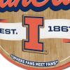YouTheFan NCAA Fan Cave Sign(Illinois Fighting Illini)