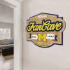 YouTheFan NCAA Fan Cave Sign(Michigan Wolverines)