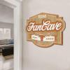 YouTheFan NCAA Fan Cave Sign(Texas Longhorns)