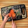 YouTheFan NCAA Retro Series Cutting Board(Purdue Boilermakers FB)