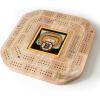 YouTheFan NHL Licensed Fan Cribbage Wood Board Game(Boston Bruins)