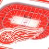 YouTheFan NHL Licensed Fan Cribbage Wood Board Game(Detroit Red Wings)