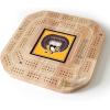 YouTheFan NHL Licensed Fan Cribbage Wood Board Game(Pittsburgh Penguins)